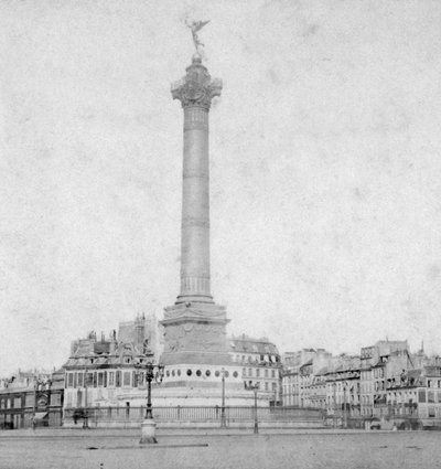 Heinäkuun pylväs, Place de la Bastille, Pariisi, Ranska, 1800-luvun loppu tai 1900-luvun alku tekijältä Unbekannt