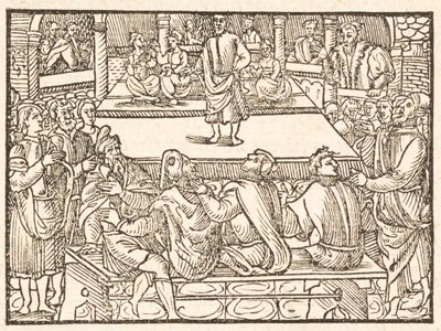 Jean de Roignyn komediat Terencestä, 1552. tekijältä Unbekannt