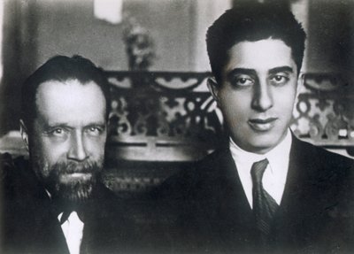 Säveltäjät Nikolai Myaskovsky ja Aram Hachaturian, 1933 tekijältä Unbekannt