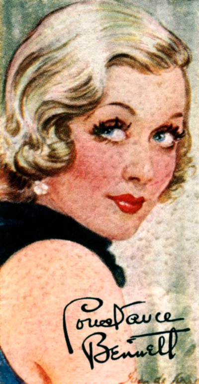 Constance Campbell Bennett, 1904-1965, yhdysvaltalainen näyttelijä, 1900-luku tekijältä Unbekannt