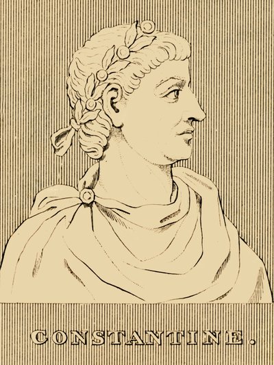 Konstantinus, 272-337 jKr., 1830. tekijältä Unbekannt