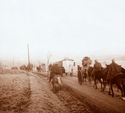 Saattue, Genicourt, Pohjois-Ranska, 1916 tekijältä Unbekannt