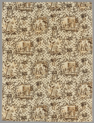 Kuparipainetut liinavaatteet, 1789-1791. tekijältä Unbekannt