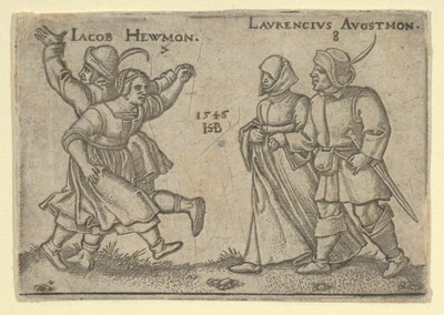 Kopio heinä- ja elokuusta, talonpoikien juhlasta tai 12 kuukaudesta, vuoden 1547 jälkeen. tekijältä Unbekannt