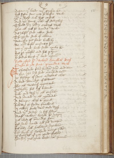 Kopio Chronicle Andrew of Wyntoun, Fol 431 recto, n. 1550 (muste paperille) tekijältä Unbekannt