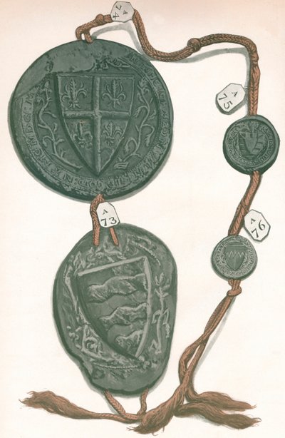 Cord VI John de Hastings, Edmund de Hastings, Edmund de Mortimer, Fulke Fitz-Warine, 1904 tekijältä Unbekannt