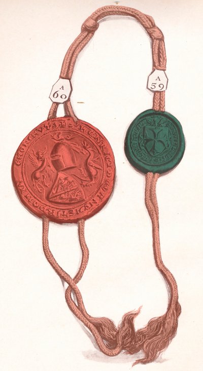 Cord V. Henry, Earl of Lancaster ja Leicester & William le Latimer, Lord of Corby, 1904 tekijältä Unbekannt