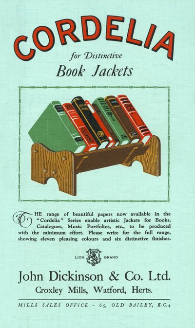 Cordelia for Distinctive Book Jackets, 1928. tekijältä Unbekannt