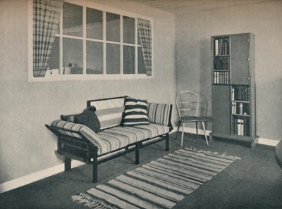 Professori Karl Pullichin suunnittelema olohuoneen kulma, 1928 tekijältä Unbekannt