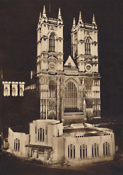 Coronation Floodlighting - Westminster Abbey, 1937 tekijältä Unbekannt