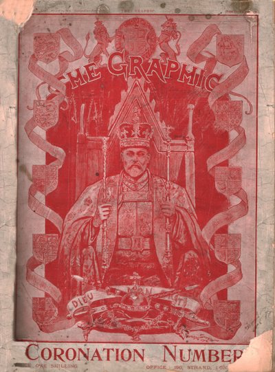 Kuningas Edward VII:n kruunaus, The Graphic -lehden kansi, 13. elokuuta 1902. tekijältä Unbekannt