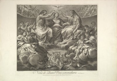 Neitsyen kruunaus, 1741. tekijältä Unbekannt