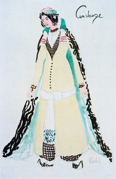 Puku Constanzelle, vuodelta 1913 tekijältä Unbekannt