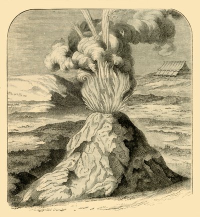 Cotopaxi purkauksessa 1743, 1881. tekijältä Unbekannt