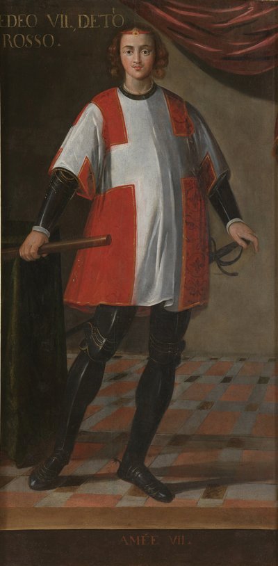 Kreivi Amadeus VII Savoialainen 1360-1391 tekijältä Unbekannt