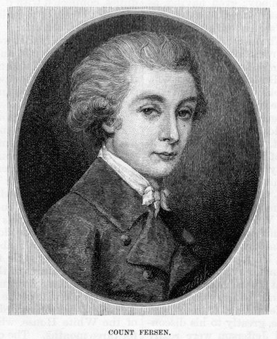 Kreivi Fersen, 1800-luku tekijältä Unbekannt