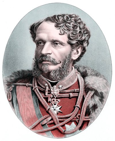 Kreivi Julius Andrassy 1823-1890, Unkarin valtiomies, c1880 tekijältä Unbekannt