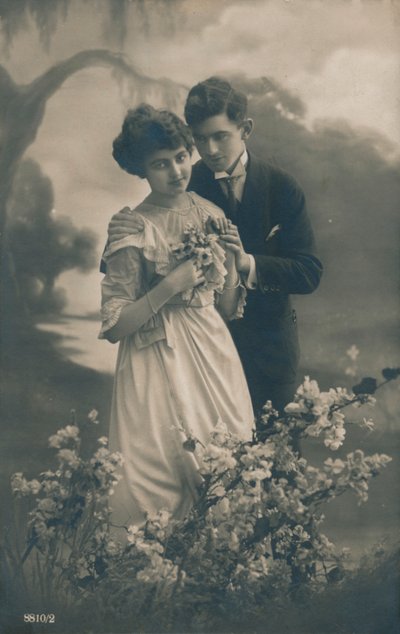 Pariskunta, c1910 tekijältä Unbekannt