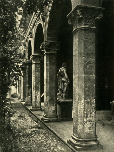 Palazzetto Venezian sisäpiha, Rooma, Italia, 1908. tekijältä Unbekannt
