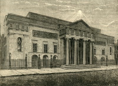 Covent Garden Theatre: Edessä vuonna 1850, 1881. tekijältä Unbekannt