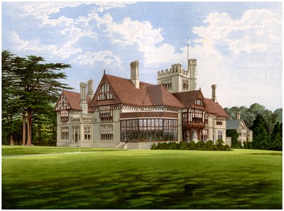 Cowdray Park, Sussex, Egmontin jaarlin koti, vuodelta 1880 tekijältä Unbekannt