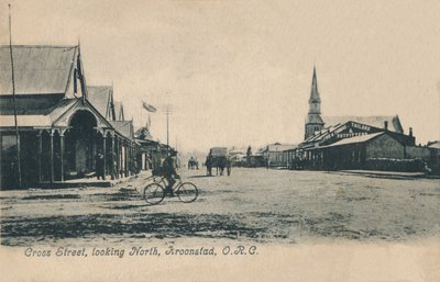 Cross Street, katso pohjoiseen, Kroonstad, O.R.C, c1905. tekijältä Unbekannt