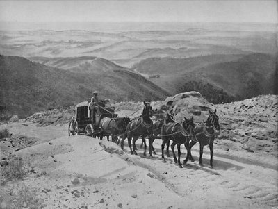 Ylitys San Marcos Passissa, Kaliforniassa, c1897. tekijältä Unbekannt