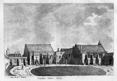 Croydon Palace, Surrey, 1785 tekijältä Unbekannt