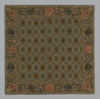 Tyynynpäällinen, Kiina, Qing-dynastia 1644-1911, n. 1900. tekijältä Unbekannt