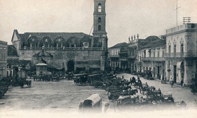 Custom House and Square, Havanna, Kuuba, c1900 tekijältä Unbekannt