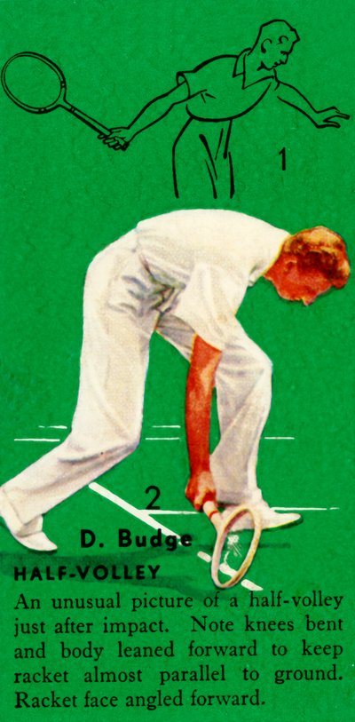 D. Budge - Half-Volley, 1935. tekijältä Unbekannt