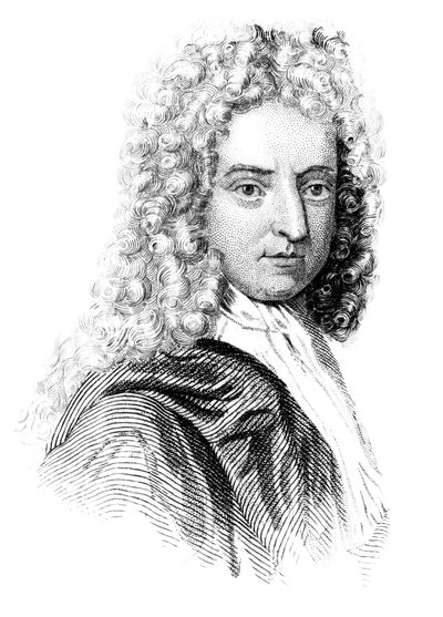 Daniel Defoe, englantilainen kirjailija, toimittaja ja vakooja, 1850 tekijältä Unbekannt