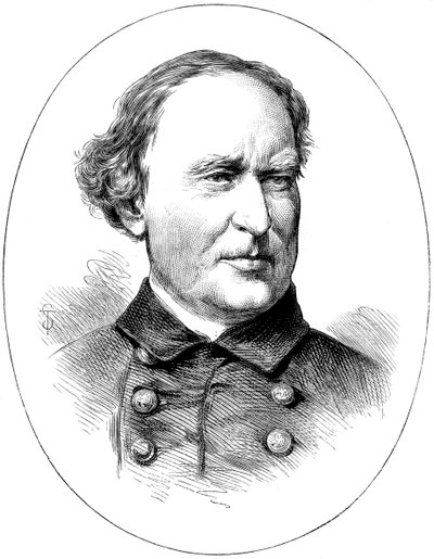 David Farragut, Yhdysvaltain sisällissodan unionin merivoimien upseeri, vuodelta 1880 tekijältä Unbekannt