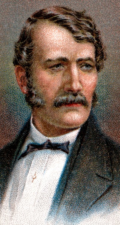David Livingstone, 1800-luvun skotlantilainen lähetyssaarnaaja ja Afrikan tutkimusmatkailija, 1915 tekijältä Unbekannt