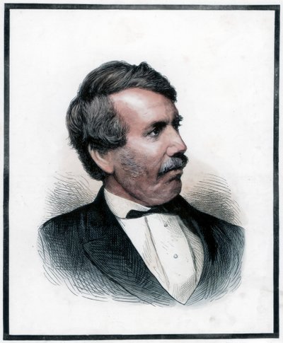 David Livingstone, skotlantilainen lähetyssaarnaaja ja Afrikan tutkimusmatkailija, 1874 tekijältä Unbekannt