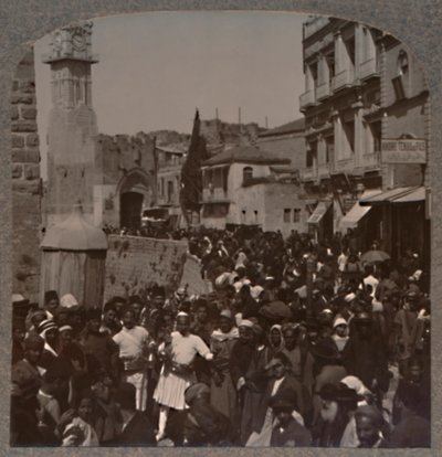 David Street, Jerusalem, 1900 tekijältä Unbekannt