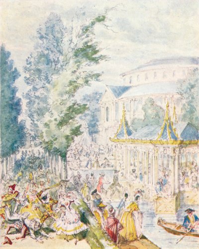 Päivän naamiaiset Ranelagh Gardensissa, 1842, 1903. tekijältä Unbekannt