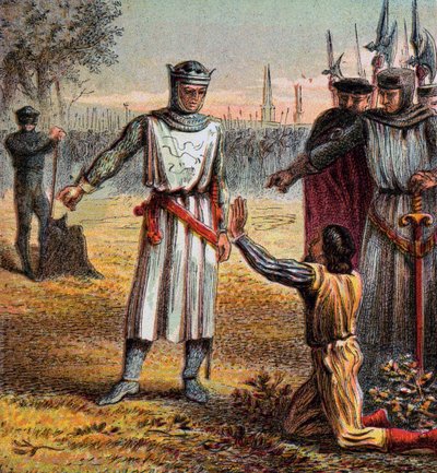 Piers Gavestonin kuolema, 1312, 1850 tekijältä Unbekannt