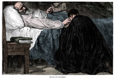 Kristoffer Kolumbuksen kuolema, 1506, 1872. tekijältä Unbekannt