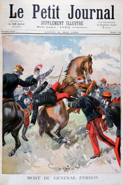 Kenraali Ferronin kuolema, 1894 tekijältä Unbekannt