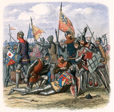 Henry Percy Harry Hotspur kuoli Shrewsburyn taistelussa, 21. heinäkuuta 1403, c1860 tekijältä Unbekannt