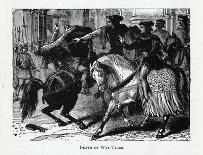 Wat Tylerin kuolema, 1882 tekijältä Unbekannt