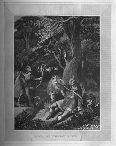 William Rufusin kuolema 1838 tekijältä Unbekannt