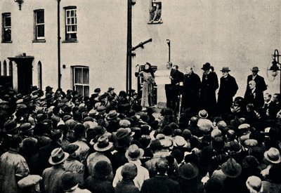 Äänestyksen julistaminen Eppingissä, 1924, 1945. tekijältä Unbekannt