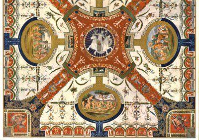 Sisustus Villa Madamassa, Roomassa, Italiassa, 1928. tekijältä Unbekannt