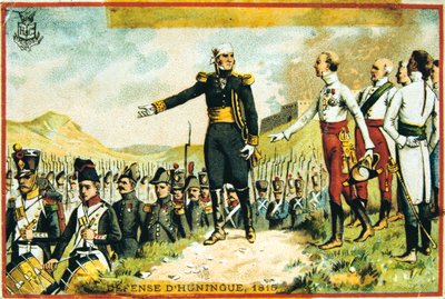 Huninguen puolustus, 1815, 1800-luku tekijältä Unbekannt