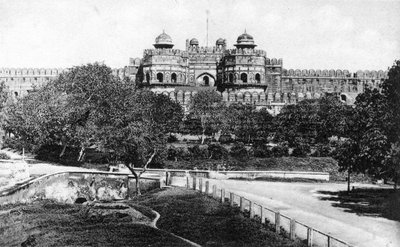 Delhi Gate, Fort Agra, 1900-luku tekijältä Unbekannt
