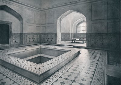 Delhi. Kuninkaalliset kylpylät palatsissa, vuodelta 1910. tekijältä Unbekannt