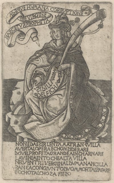 Delphian Sibyl, 1400-luvun alku. tekijältä Unbekannt