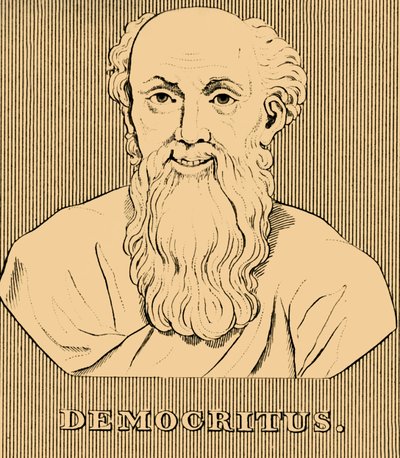 Demokritos, n. 460-370 eKr., 1830 tekijältä Unbekannt